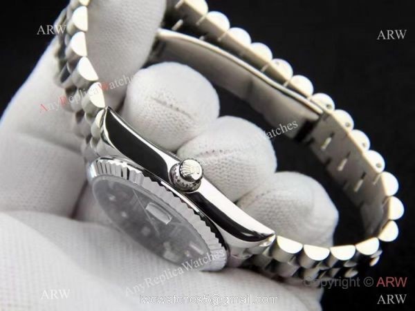 Best Replica Rolex Day-date 36 Black Dial President Watches 4