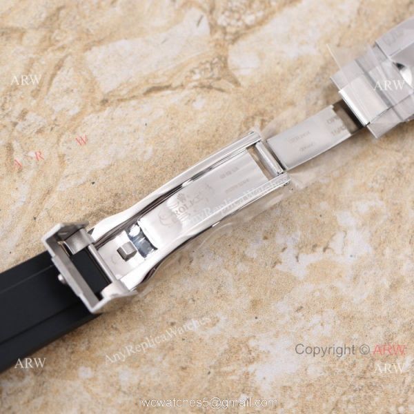 New 2021! AAA Clone Rolex Daytona Meteorite Dial M116519LN Rubber Strap 4
