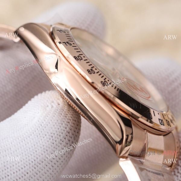 New 2021! AAA Copy Rolex Daytona Watch Rose Gold Meteorite Face 43mm 4