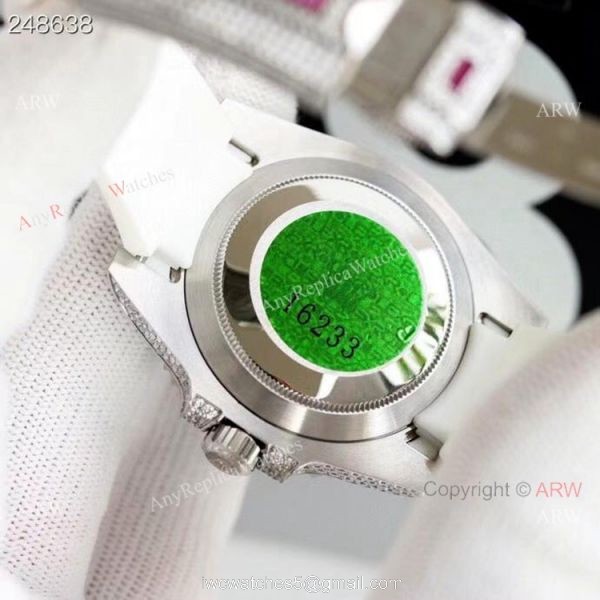 New Rolex Submariner Rainbow Bezel Black Dial Asia 2824 Replica Watches 40mm 4