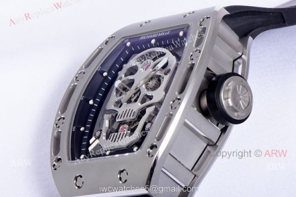 JB Factory Richard Mille Skull Watch For Sale RM 52-01 Tourbillon For Men Replica 4