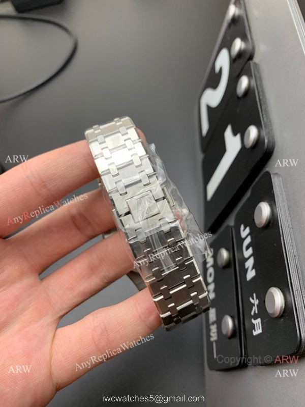 JF Factory Audemars Piguet Royal Oak JF 3120 Watch 41mm Silver Dial 4