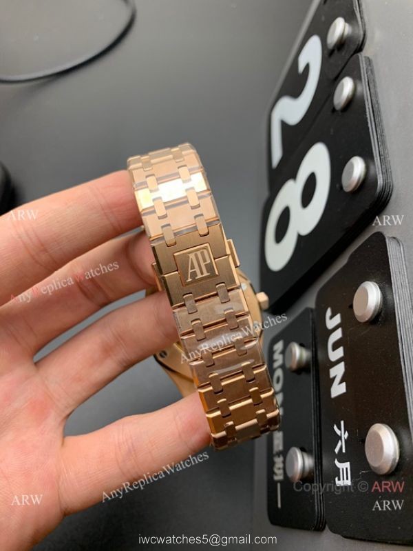 JF Factory Audemars Piguet Royal Oak 15400 Rose Gold Watch 41mm 4