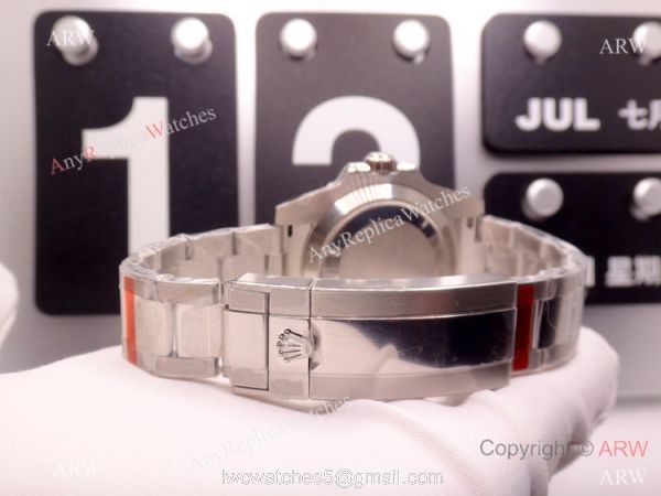 EW Swiss 3255 Rolex Smurf Submarimer Replica Watch Blue Ceramic Bezel 4