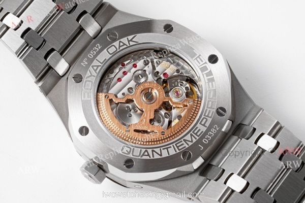 BF Audemars Piguet Perpetual Calendar Moonphase Blue Dial AP 26574 Swiss Replica Watch 4