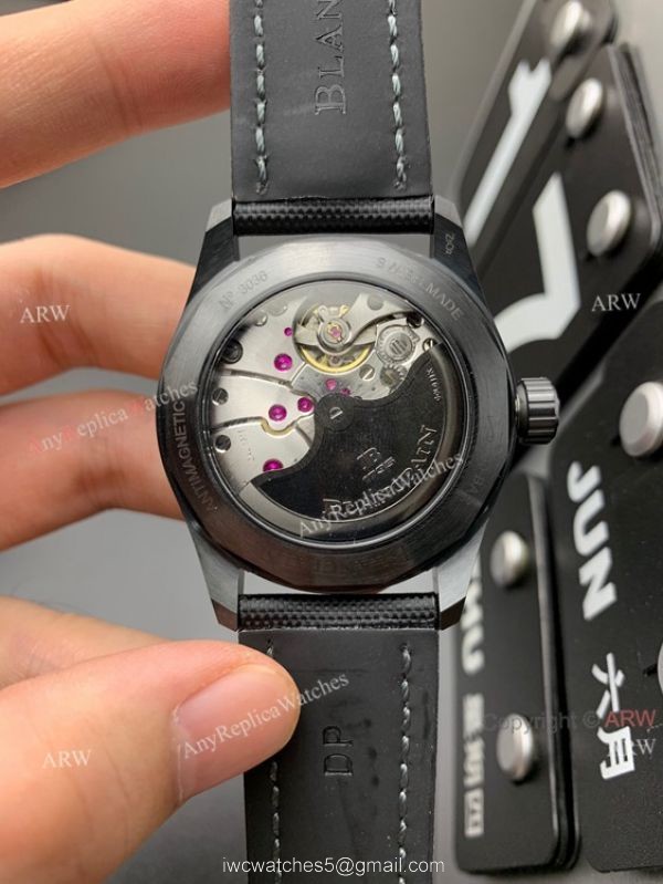1:1 GF Factory Blancpain Fifty Fathoms Bathyscaphe Ceramic All Black Swiss Replica Watch Automatic 4