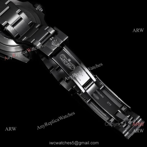 2021! Super Clone Rolex Blaken GMT-Master II Watch 40mm DLC Steel Pepsi Ceramic Bezel 4
