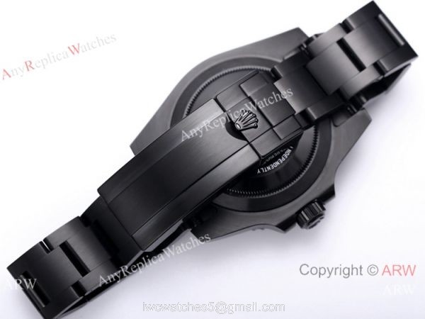 V9 Factory 1:1 Rolex Blaken Hulk Submariner Watch Cal.2824 Green Dial PVD Black Case 4