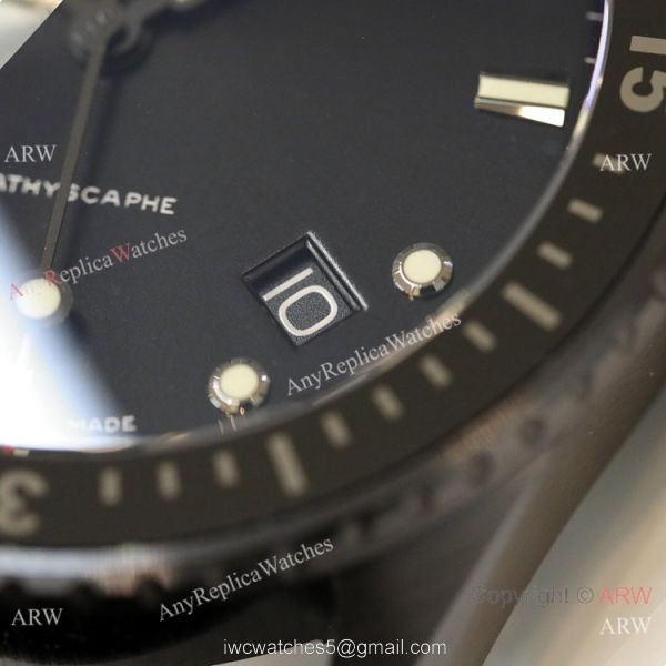 Swiss Grade Replica Blancpain Fifty Fathoms Bathyscaphe GF Factory Cal.1315 Watch All Black 4