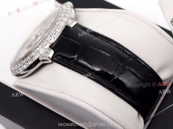 Diamond Cartier Ballon Bleu Watch 42mm High Quality Replica 4