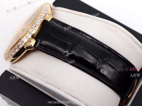Replica Cartier Ballon Bleu 42mm Gold Watch With Diamonds 4
