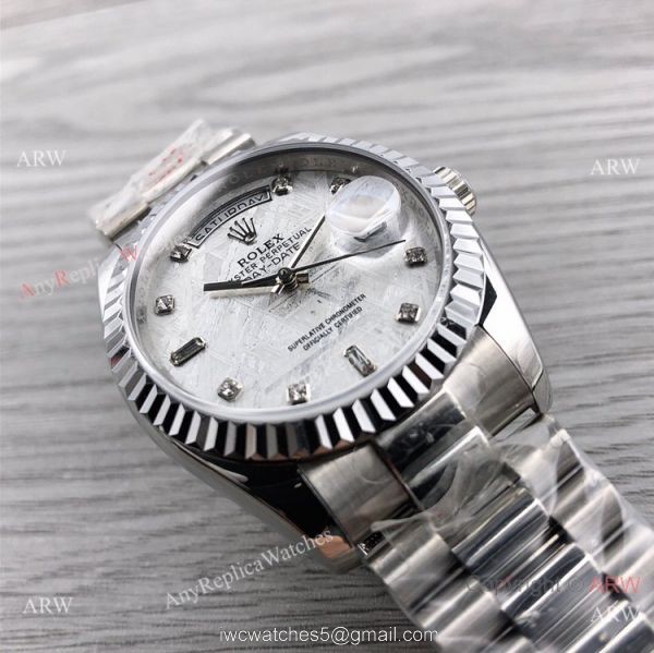 2021 New Copy Rolex Day-Date 40mm Meteorite Presidential Watch 4