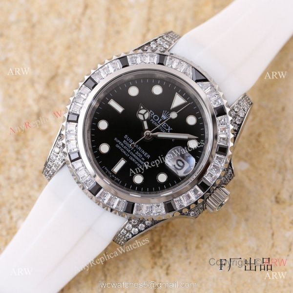 Swiss Quality Rolex Submariner Citizen 8215 Watch Bucherer Blue Dial 4