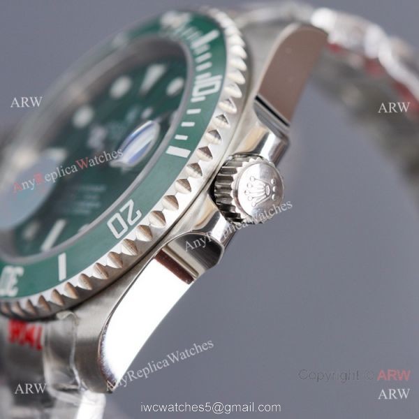Swiss Quality Clone Rolex Submariner Hulk Citizen 8215 Watch Stainless steel 4