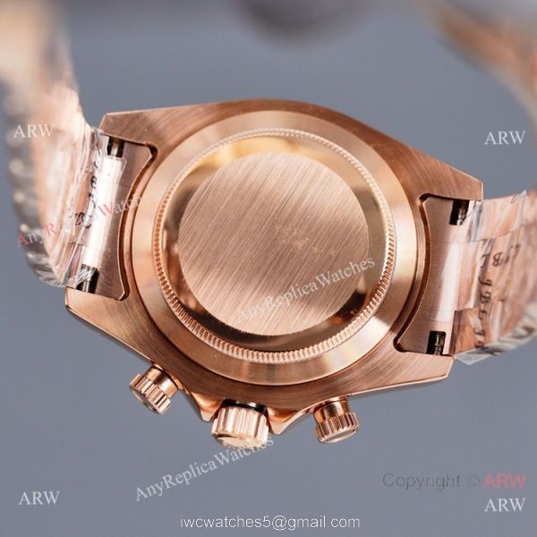 2021 New! Swiss Quality Replica Rolex Daytona 40 Watch Chocolate Arabic Markers 4