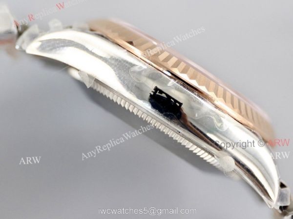 1:1 EW Factory Rolex Datejust 31 Rose Gold Dial With Diamonds Swiss Clone Watches 4