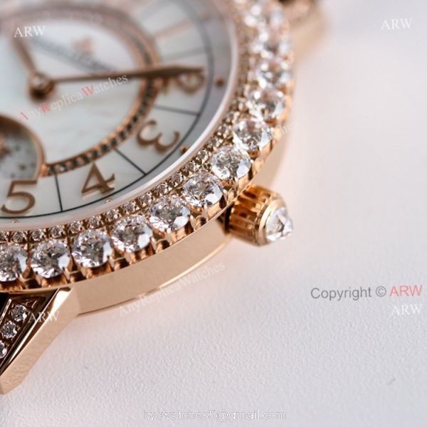 GF Jaeger Lecoultre Dazzling Rendez Vous Night and Day 36mm Diamond Watch Replica 4