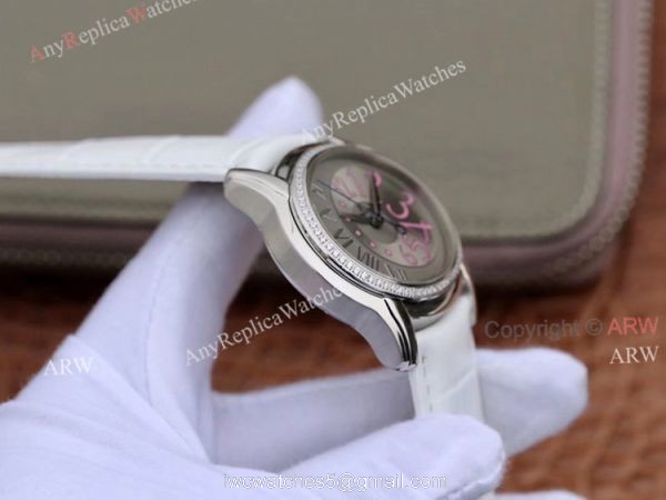 Swiss Quality Replica Audemars Piguet Millenary Stainless Steel Diamond Watch 4