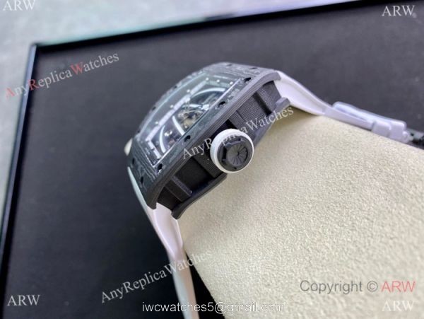 Super Clone Richard Mille Rm59-01 Tourbillon Yohan Blake Watch Carbon 42mm 4