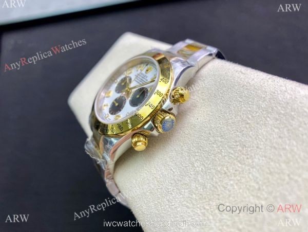 Highest Quality Rolex Daytona JH Factory Clone 4130 Watch Two Tone Arabic Markers 4