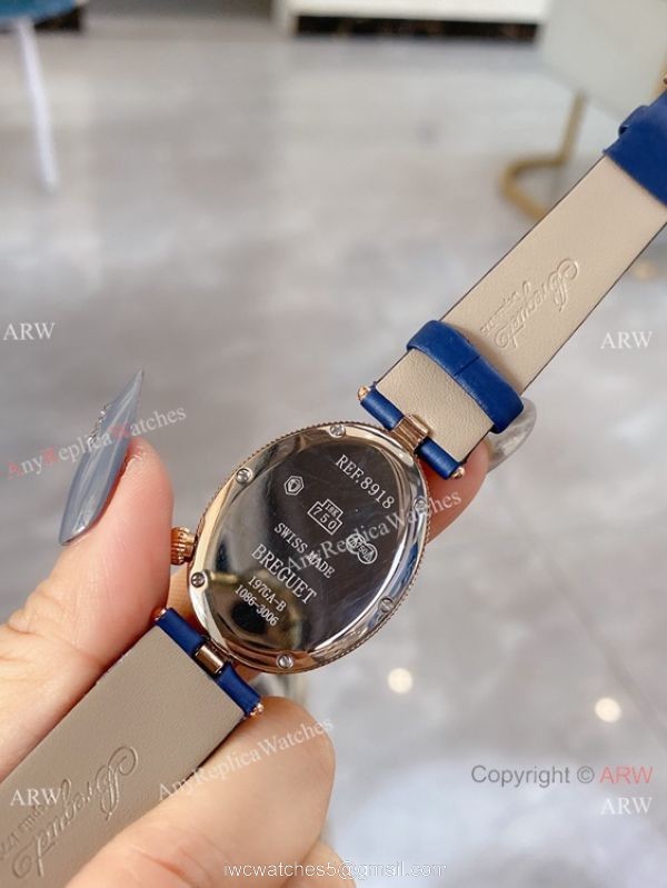 Breguet Reine De Naples Rose Gold MOP Dial Watch Lady Size 4