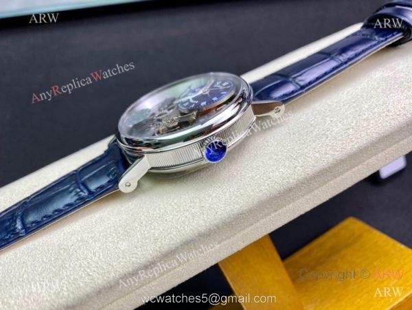 2021 New ZF Factory Breguet Tradition Quantieme Retrograde 7097 Blue Watch 1:1 Super Clone 4