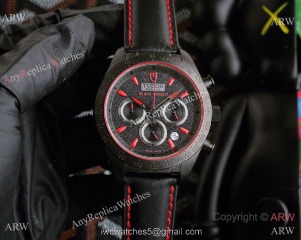 New! Copy Tudor Fastrider Black Shield chronograph Watches Men Size 4