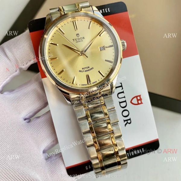Swiss Quality Copy Tudor Geneve Ultra-thin Citizen 8215 Watches Stainless Steel Black Dial 4