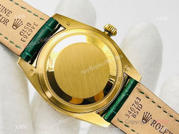 DR Factory Rolex Day date Green Version Copy Watch Swiss 2836 Movement 4