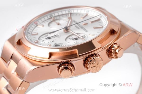 Swiss Vacheron Constantin Overseas Chronograph 8F V2 Rose Gold Watch 2021 New 4