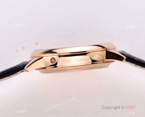 2021 New! Swiss Vacheron Constantin MoonPhase Retrograde Date Watch Rose Gold 4