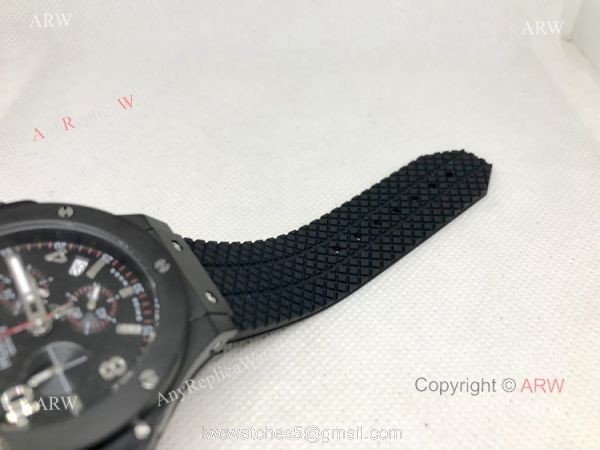 Best Copy Hublot Big Bang Chronograph Watch Red Markers Black Case 4