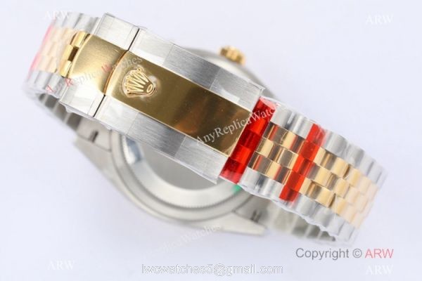 (EW)2021 New Rolex Datejust 36 Gold Palm Face Jubilee Strap Watch Swiss 3235 Movement 4