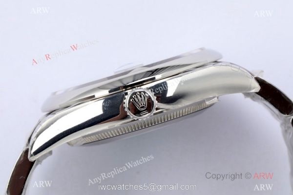 (EW)2021 New Rolex Oyster Datejust 36mm Green Palm Dial Watch Swiss 3235 Movement 4