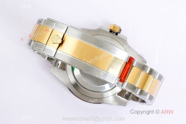 (EW)Rolex Submariner EW Factory v2 904L Two Tone Watch 116613lb Blue Ceramic Bezel 40mm 4