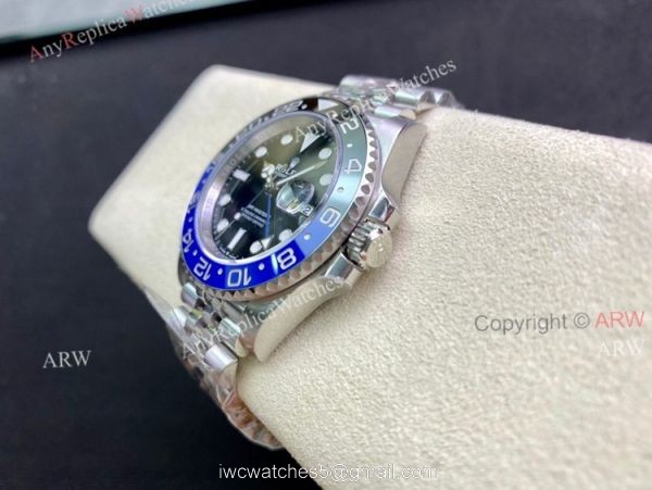 Clean Factory Rolex Batman Jubilee Bracelet Watch Superclone Rolex GMT Master 2 For Men 4