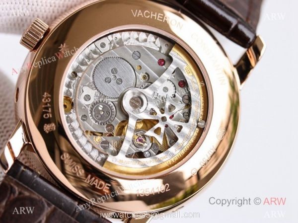 TWS Factory 1-1 Copy Vacheron Constantin Historiques Calendrier Complet 1948 40mm 3100v Watch Rose Gold White Dial 4