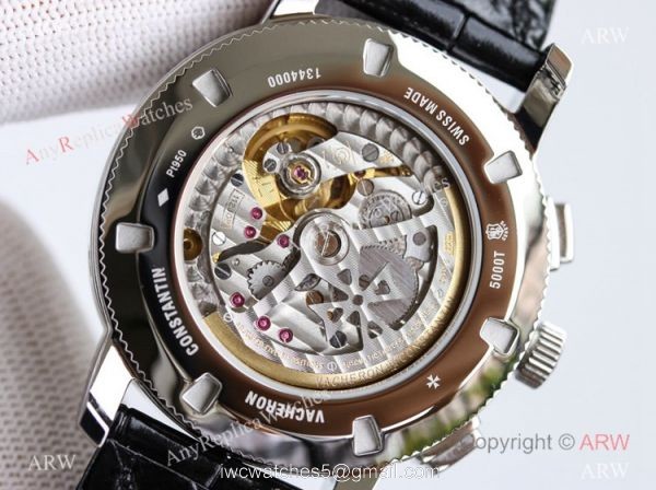 TW Factory Copy Vacheron Constantin Traditionnelle Chronograph Perpetual Calendar Watch White Mop Dial 4