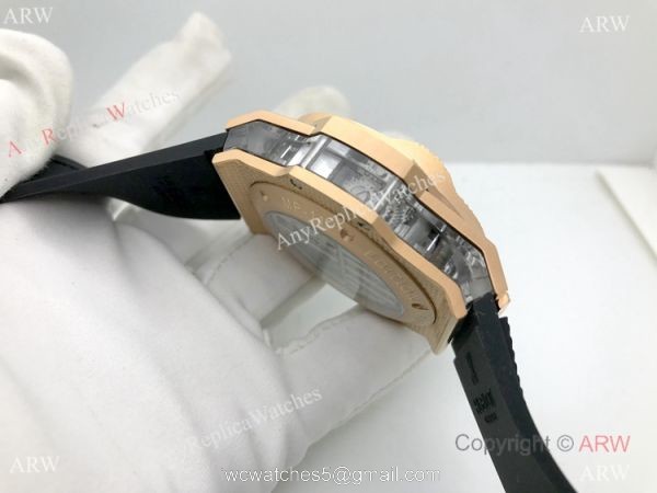 Copy Hublot Big Bang MP-11 Watch Automatic New Rose Gold Case 4