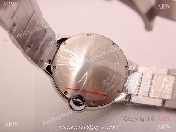 Cartier Ballon Bleu Replica Watch Silver Steel Automatic or Quartz Movement 4