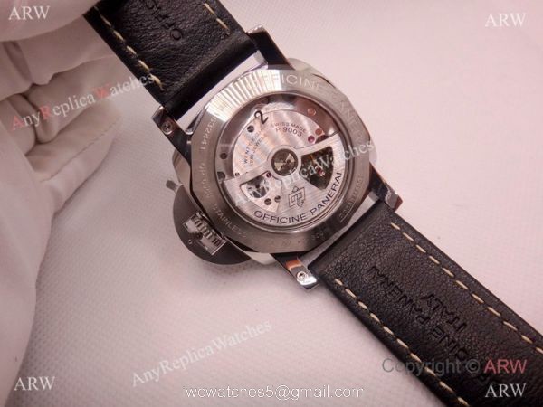 Swiss Grade Panerai Luminor 1950 GMT Black Dial 44mm Watch P9003 Movement 4