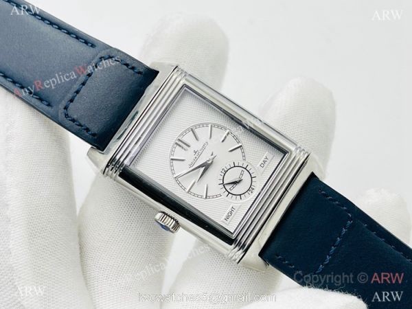 (ANF ) Grade 1A Replica Jaeger-LeCoultre Reverso Classic Large Duoface Small Seconds Watch 29mm Blue Dial 4