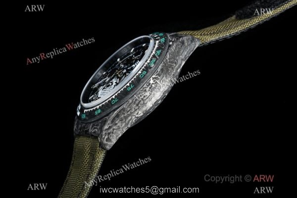 TW Factory Rolex Daytona Swiss 7750 Watch Carbon-Lime Case Panda Face 40mm 4