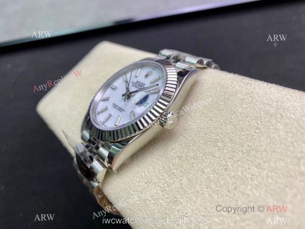 NEW Clean Factory Rolex Datejust II 41 White Dial Jubilee Watch 904L Stainless Steel 3235 Movement 4