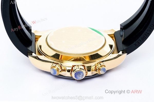 (EW) Swiss Copy Rolex Cosmograph Daytona MeteoriteGold 116518ln EWF 7750 Watch 40mm for Men 4