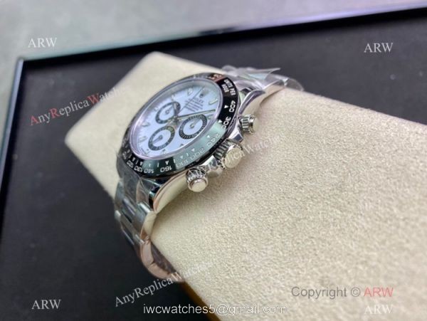 1:1 Best Copy Clean Factory Rolex Daytona Clean 4130 Chrono Watch 116500ln 904L Steel White 40mm 4