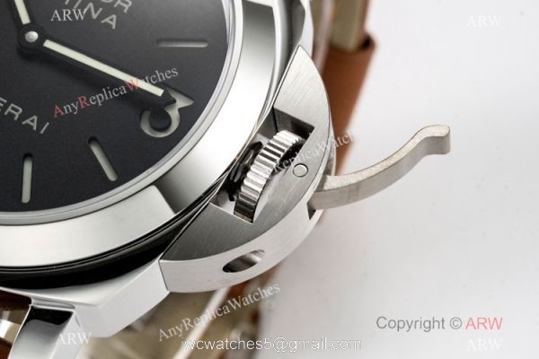 HW Factory Panerai Luminor Marina PAM111 Limited Edition Watch Black Dial 44mm 4