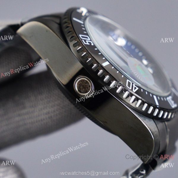 Swiss Quality Rolex Deepsea Solid Black 44mm Watch Citizen 8215 Movement 4