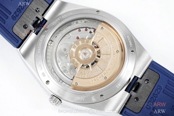 Grade 1A Copy Vacheron Constantin Overseas Ultra-thin 8F Swiss 9015 Bucherer Blue Watch 40mm 4