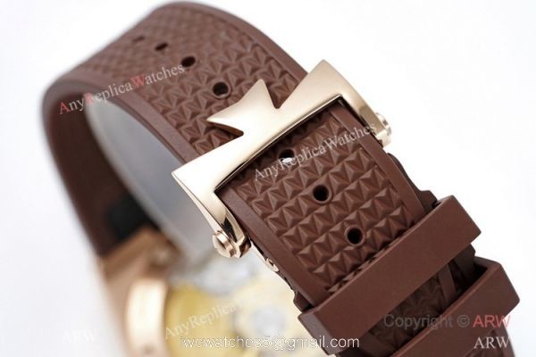 Grade 1A Copy Vacheron Constantin Overseas Ultra-thin 8F Swiss 9015 Watch Rose Gold 4